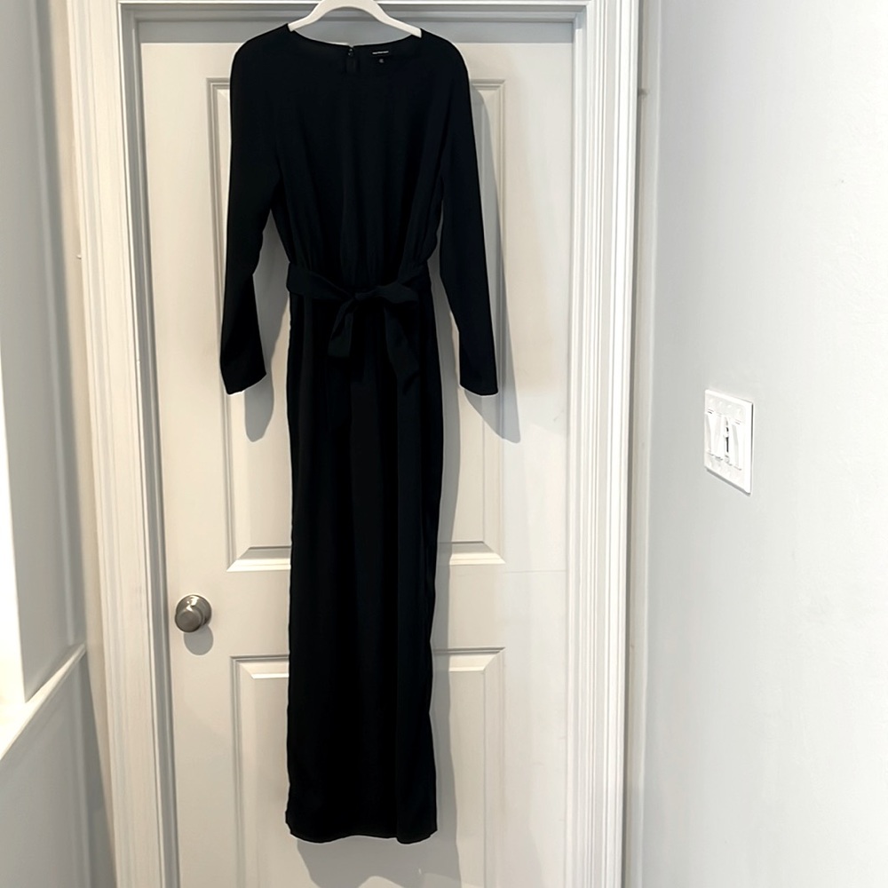 Black Jumpsuit w/tie belt